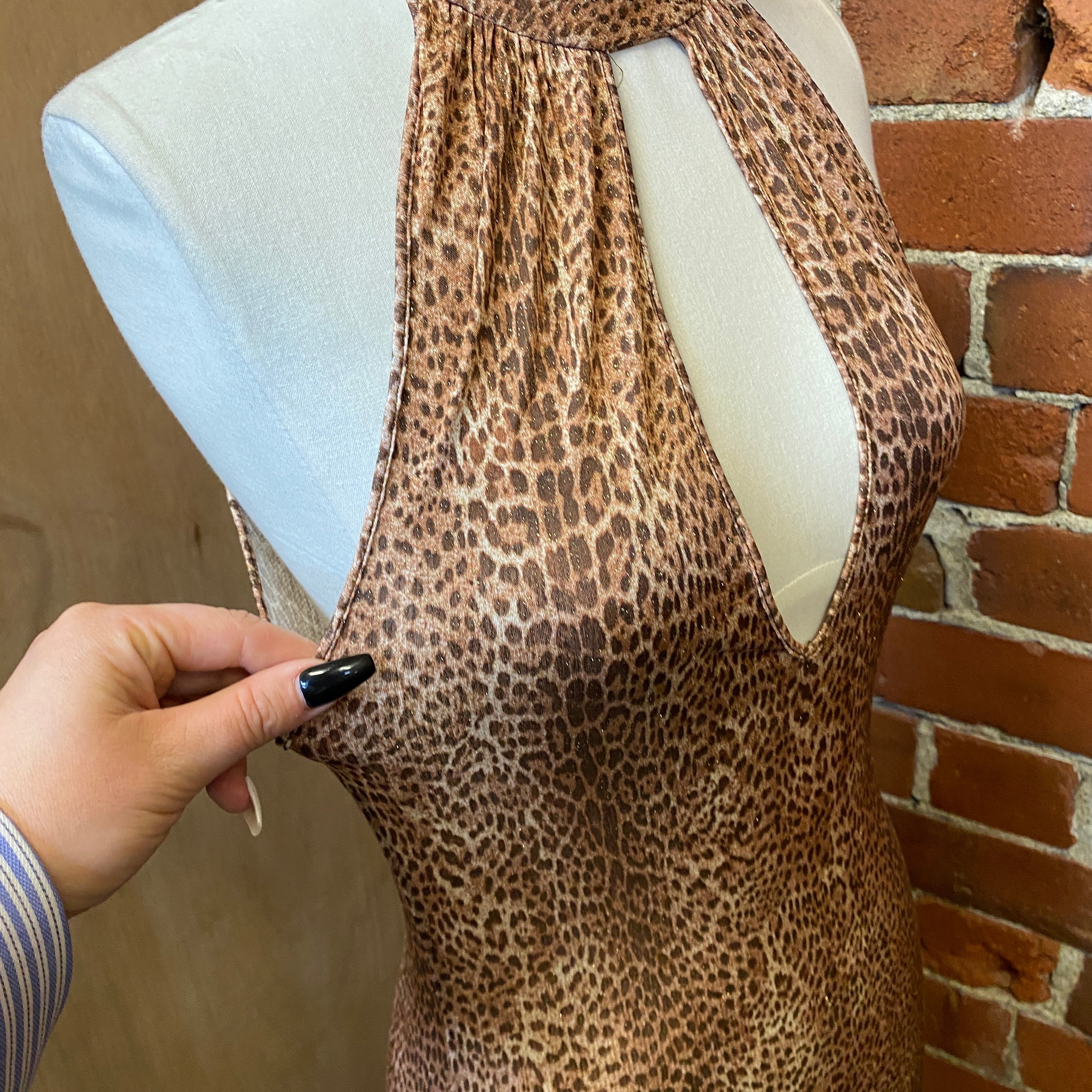 ROBERTO CAVALLI 2000's leopard dress