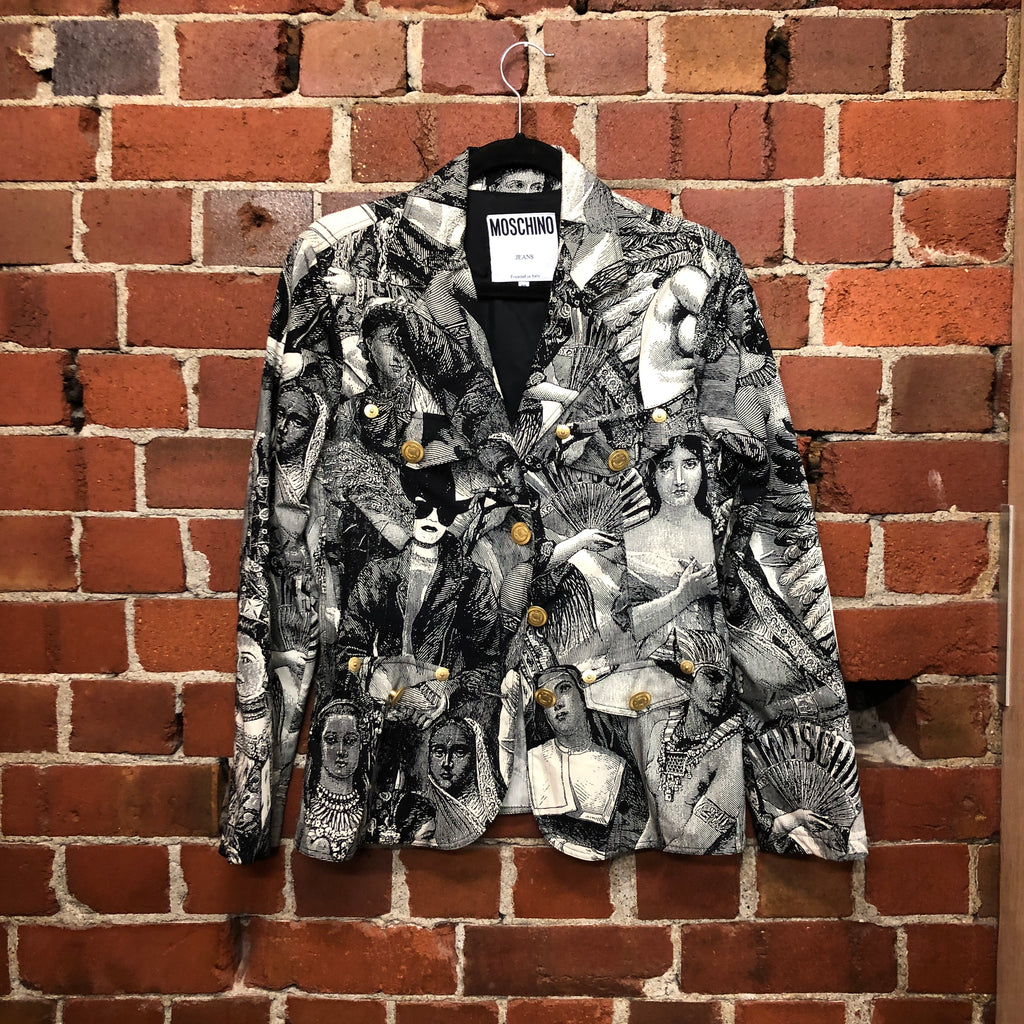 MOSCHINO Jeans women print jacket