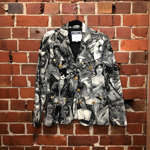 MOSCHINO Jeans women print jacket