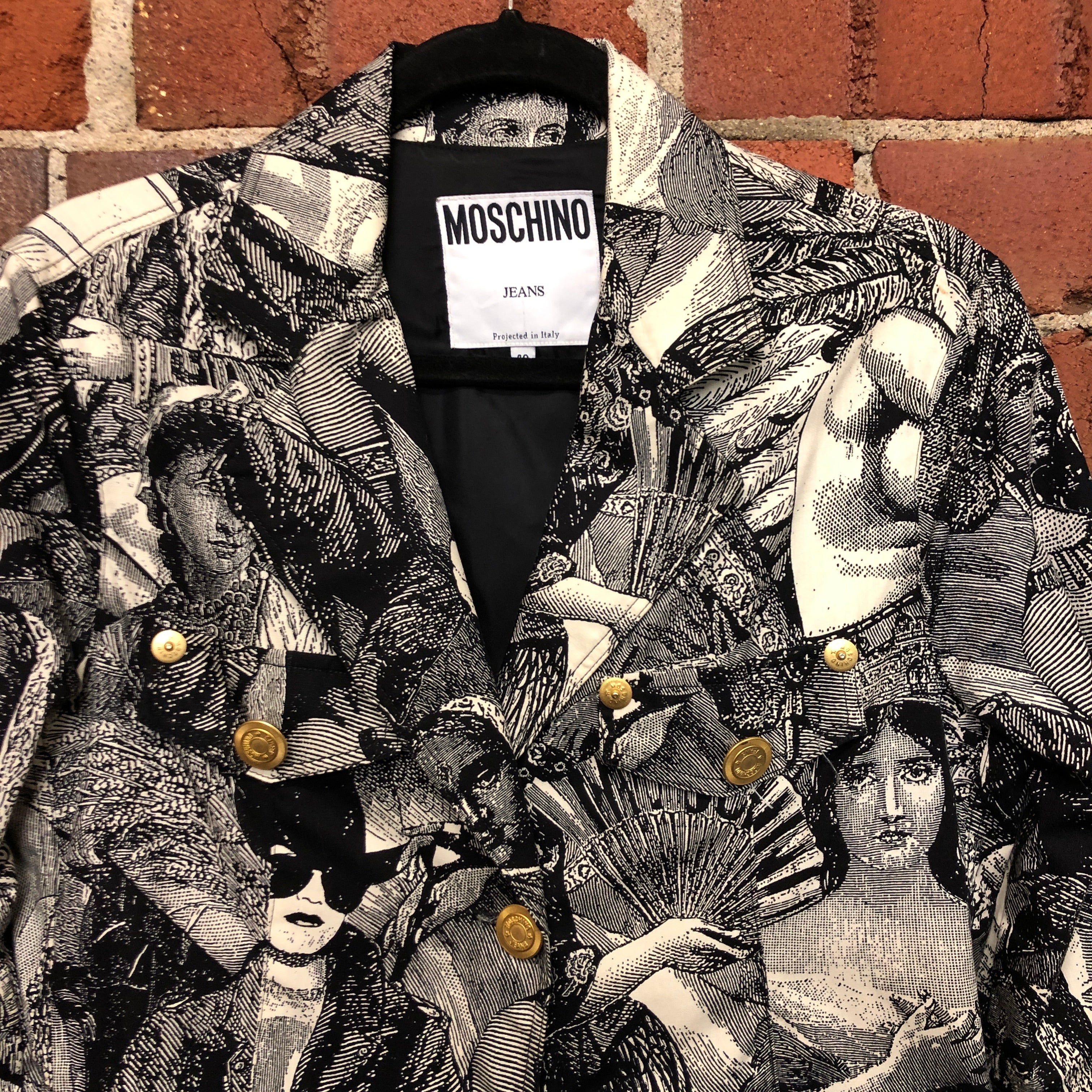 MOSCHINO Jeans women print jacket