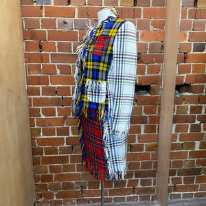 MOSCHINO COUTURE 1990s tartan suit!
