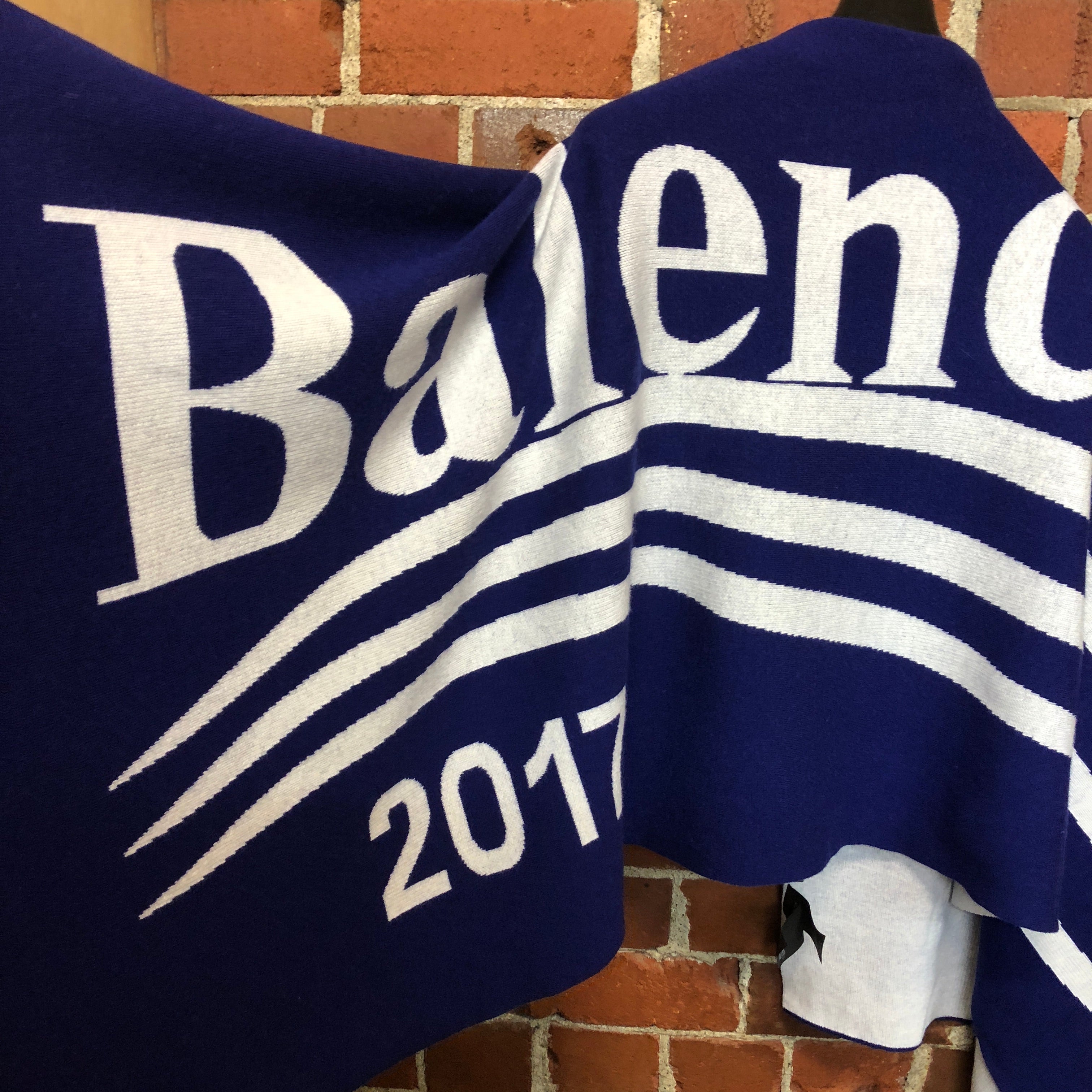 BALENCIAGA 2017 wool scarf