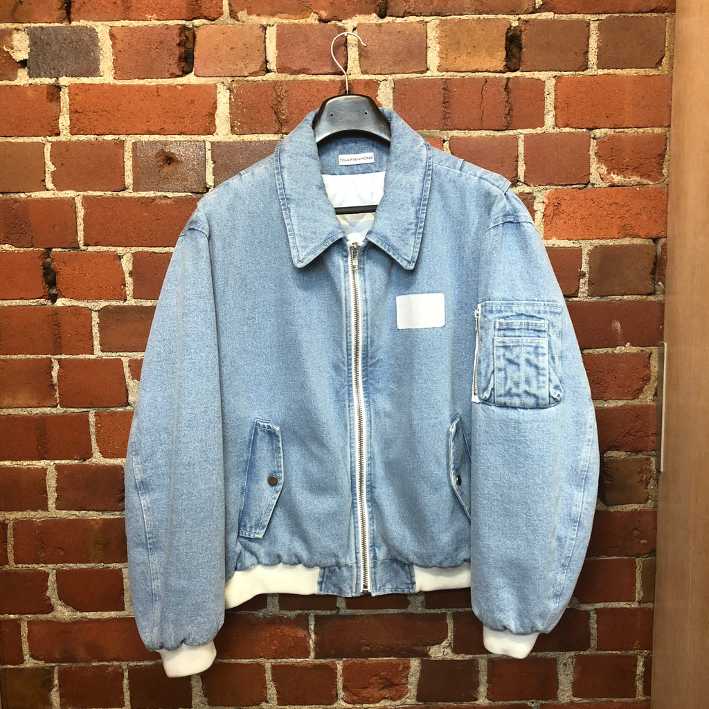 GOSHA RUBCHINSKIY denim bomber jacket