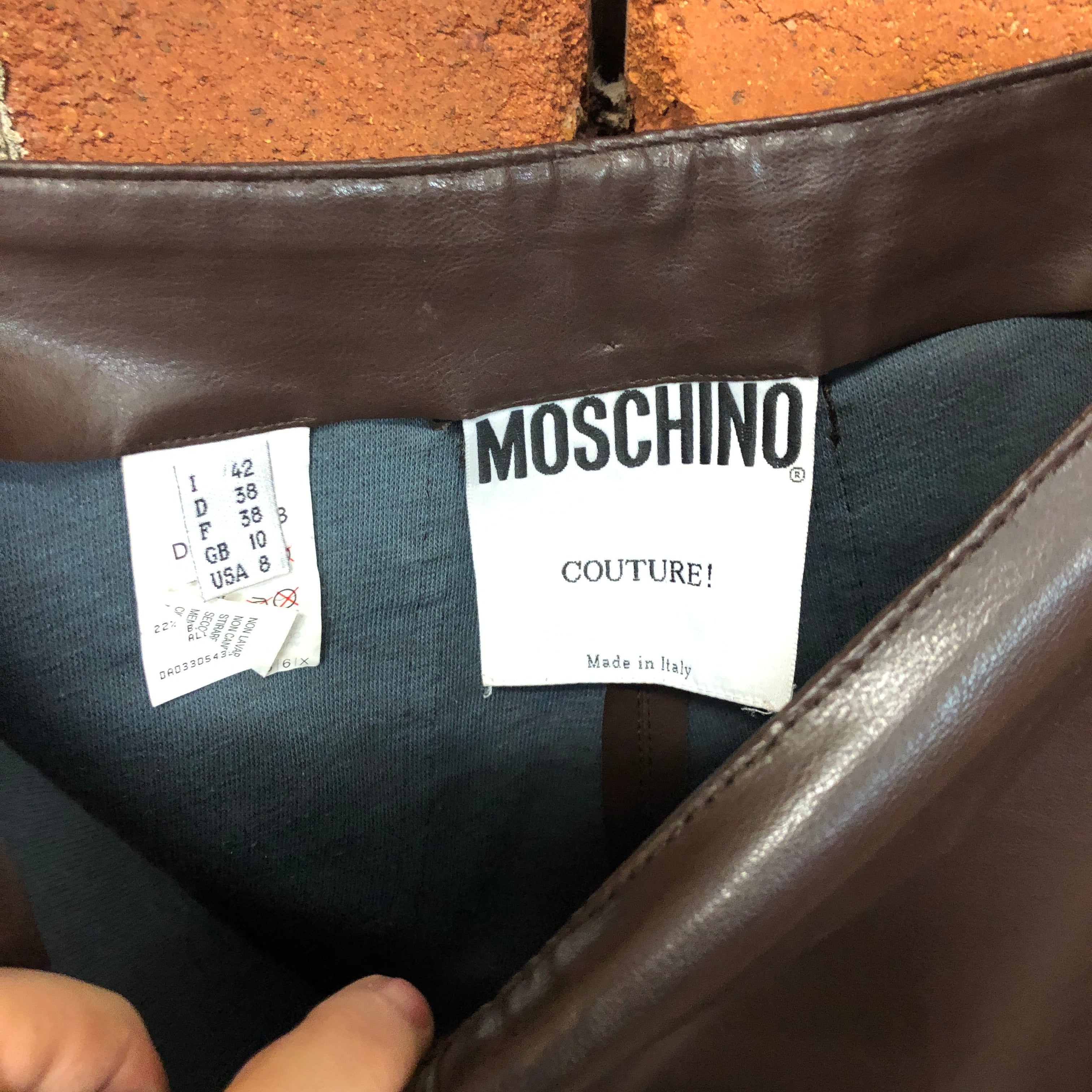 MOSCHINO 1990s sexy vinyl suit!!!