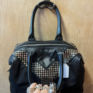 YVES SAINT LAURENT Leather Y stud handbag