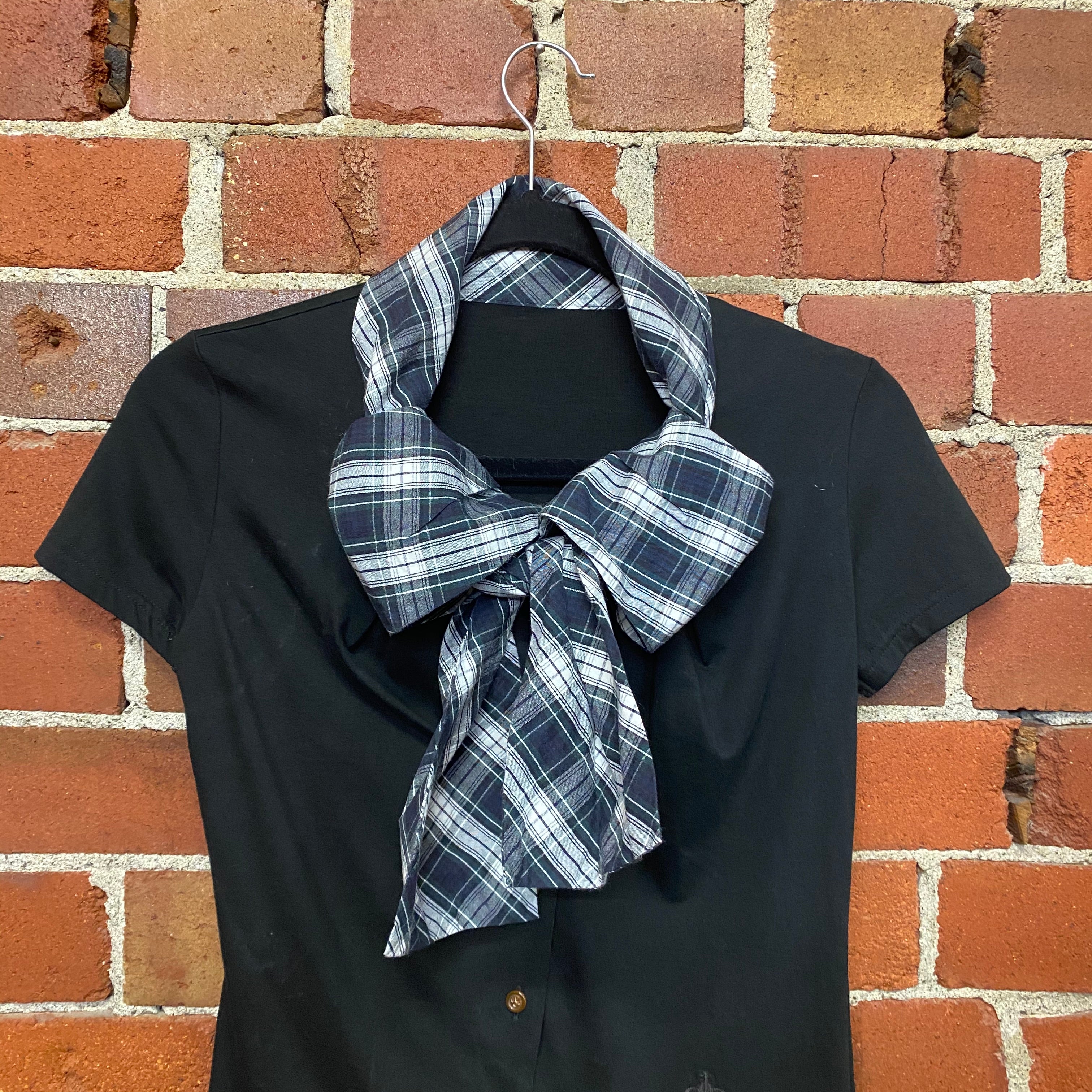 VIVIENNE WESTWOOD tartan collar shirt