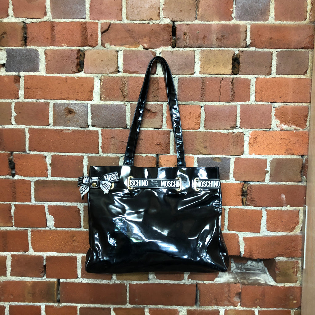 MOSCHINO Cheap n Chic Patent leather handbag