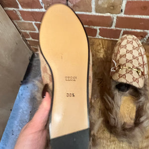GUCCI Brand new monogrammed loafers 8