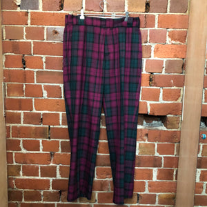 GOSHA RUBCHINSKIY tartan trousers