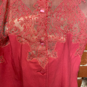 CHLOE sexy pink lace dress