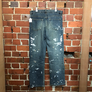 Helmut lang paint splatter hot sale jeans