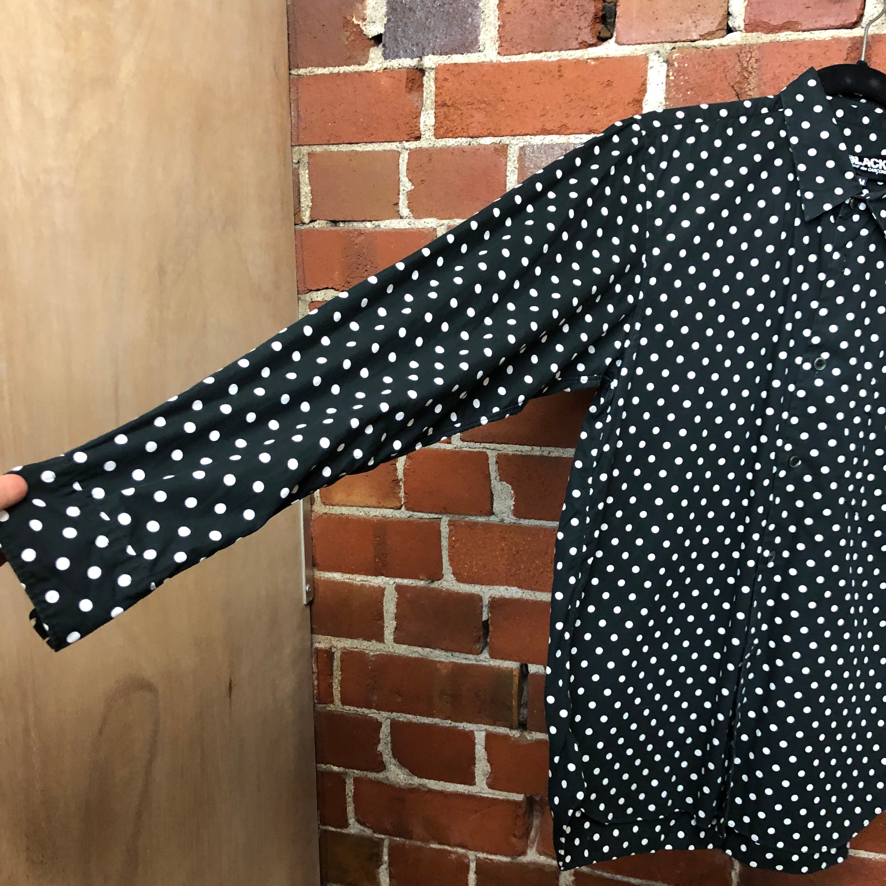 COMME DES GARCONS polka dot shirt