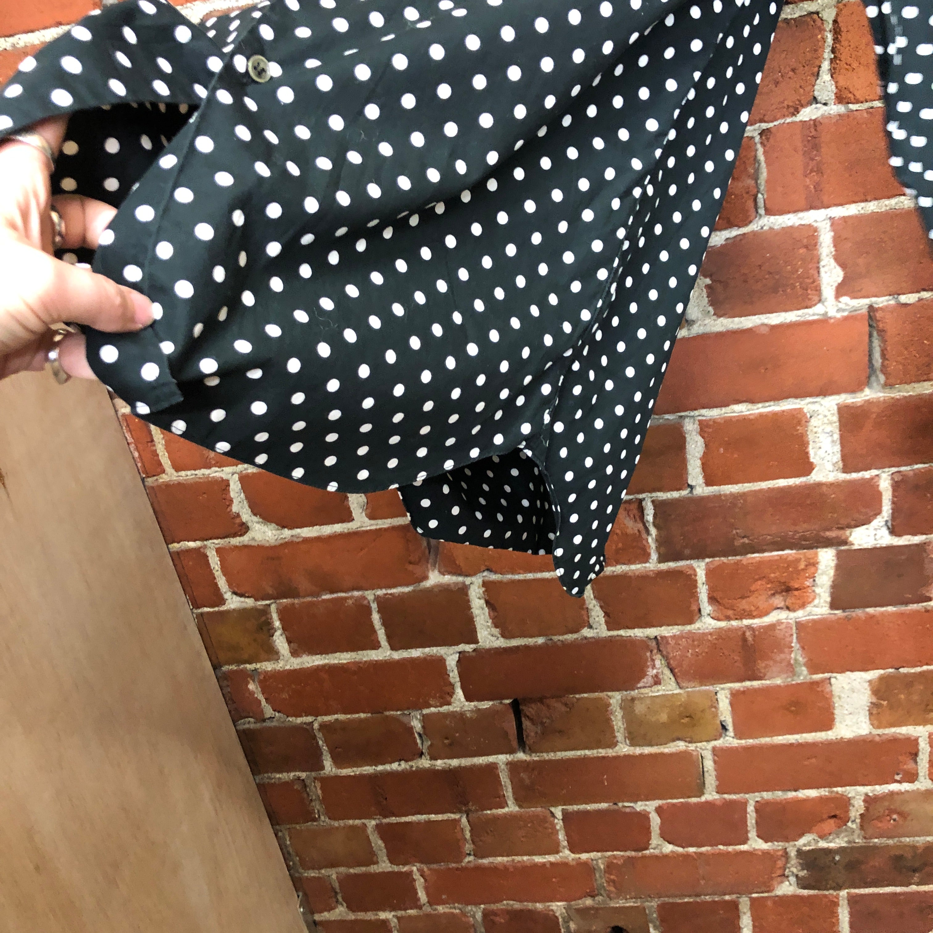 COMME DES GARCONS polka dot shirt