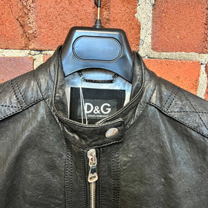 DOLCE AND GABBANA leather jacket