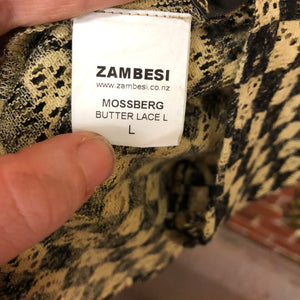 ZAMBESI lace shirt L