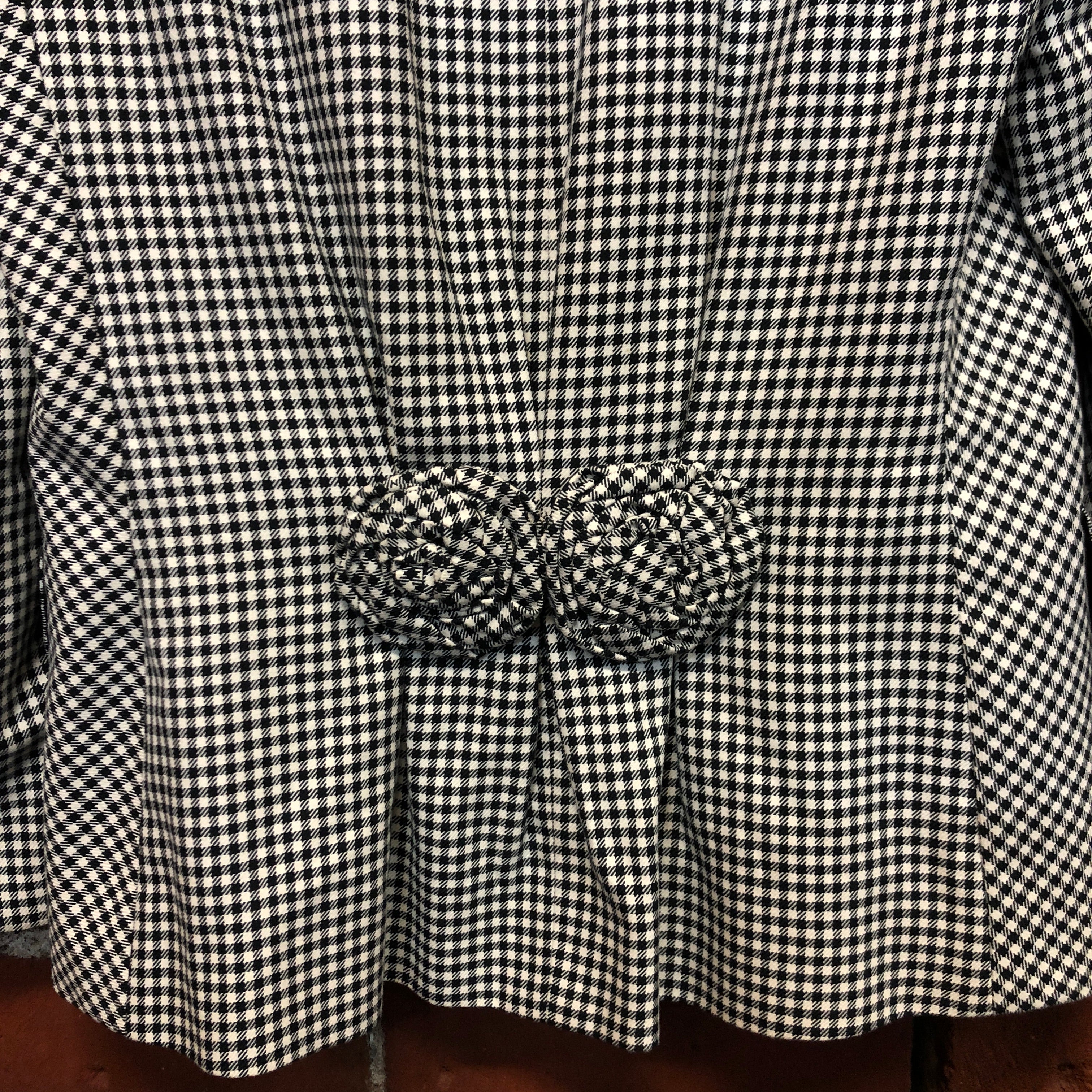 MOSCHINO perfect houndstooth jacket