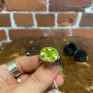 Sterling silver and Citrine ring