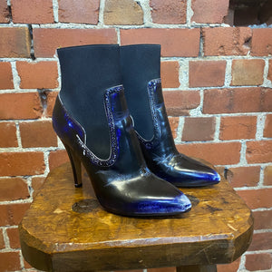 MARTIN MARGIELA 'worn' high heel boots 39