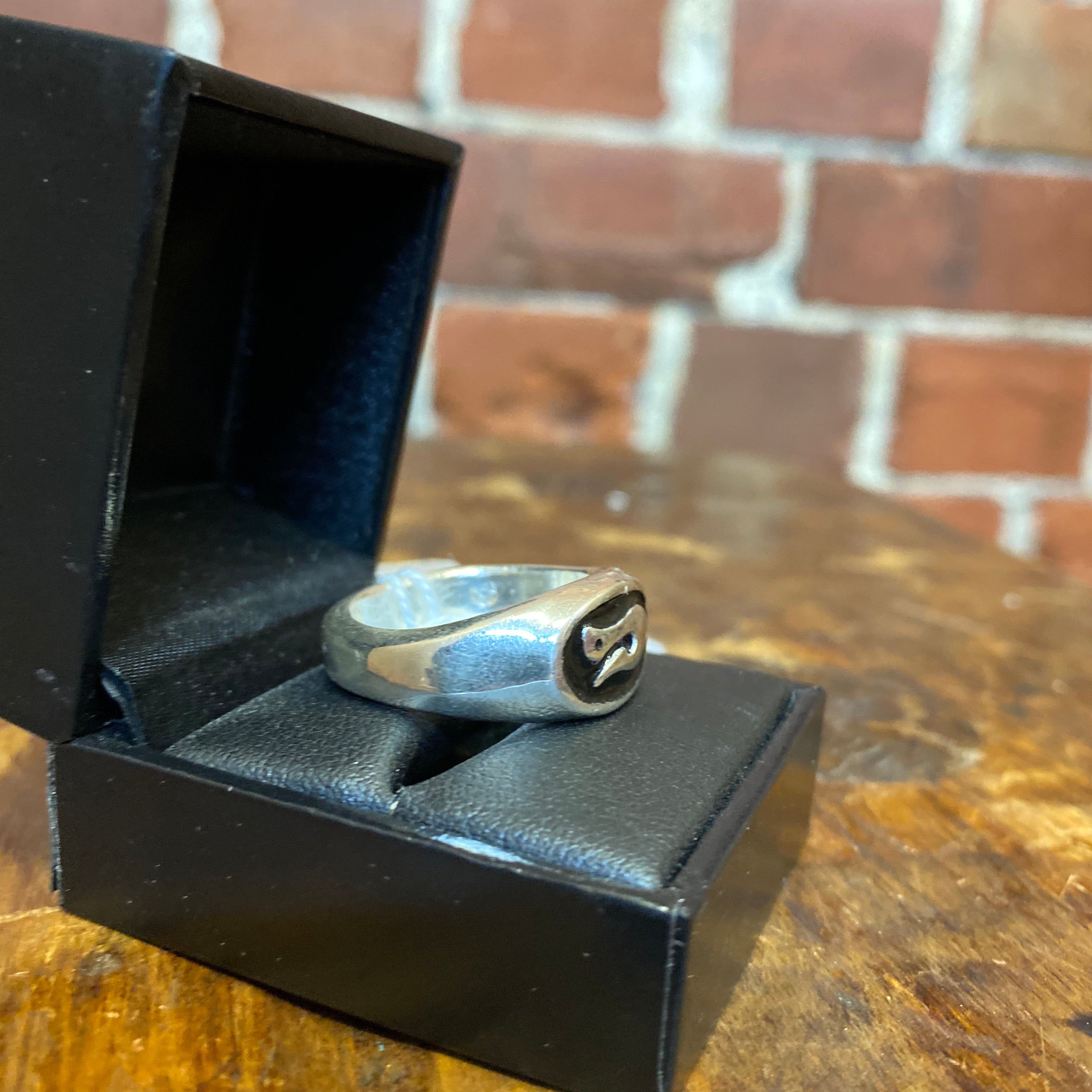 NZ Made NEW Sterling Silver fish hook ring