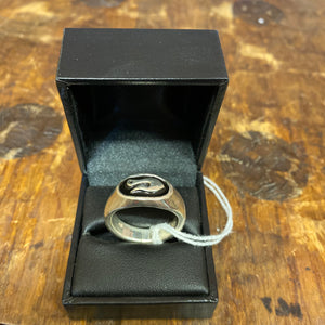 NZ Made NEW Sterling Silver fish hook ring