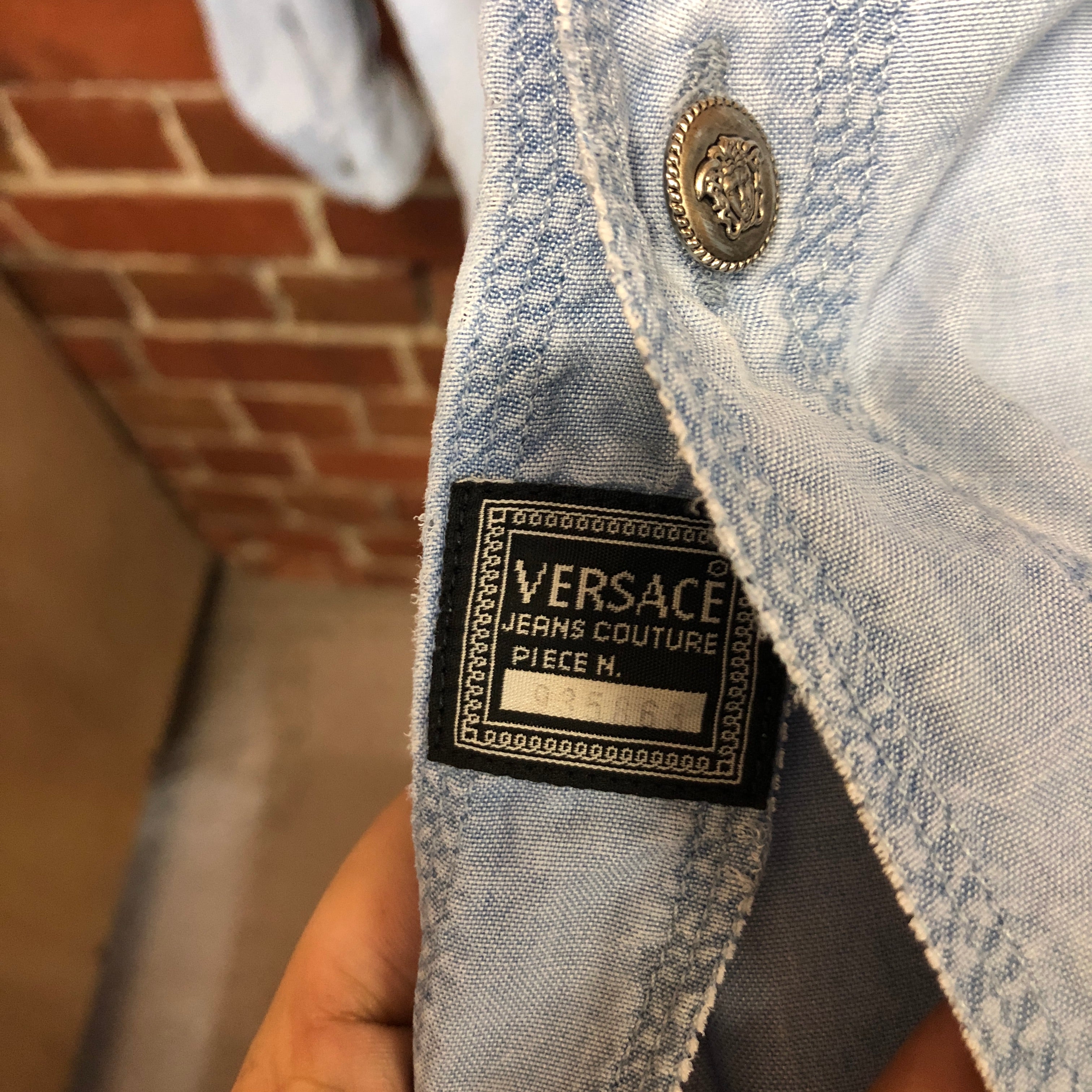 VERSACE 1980s cotton shirt