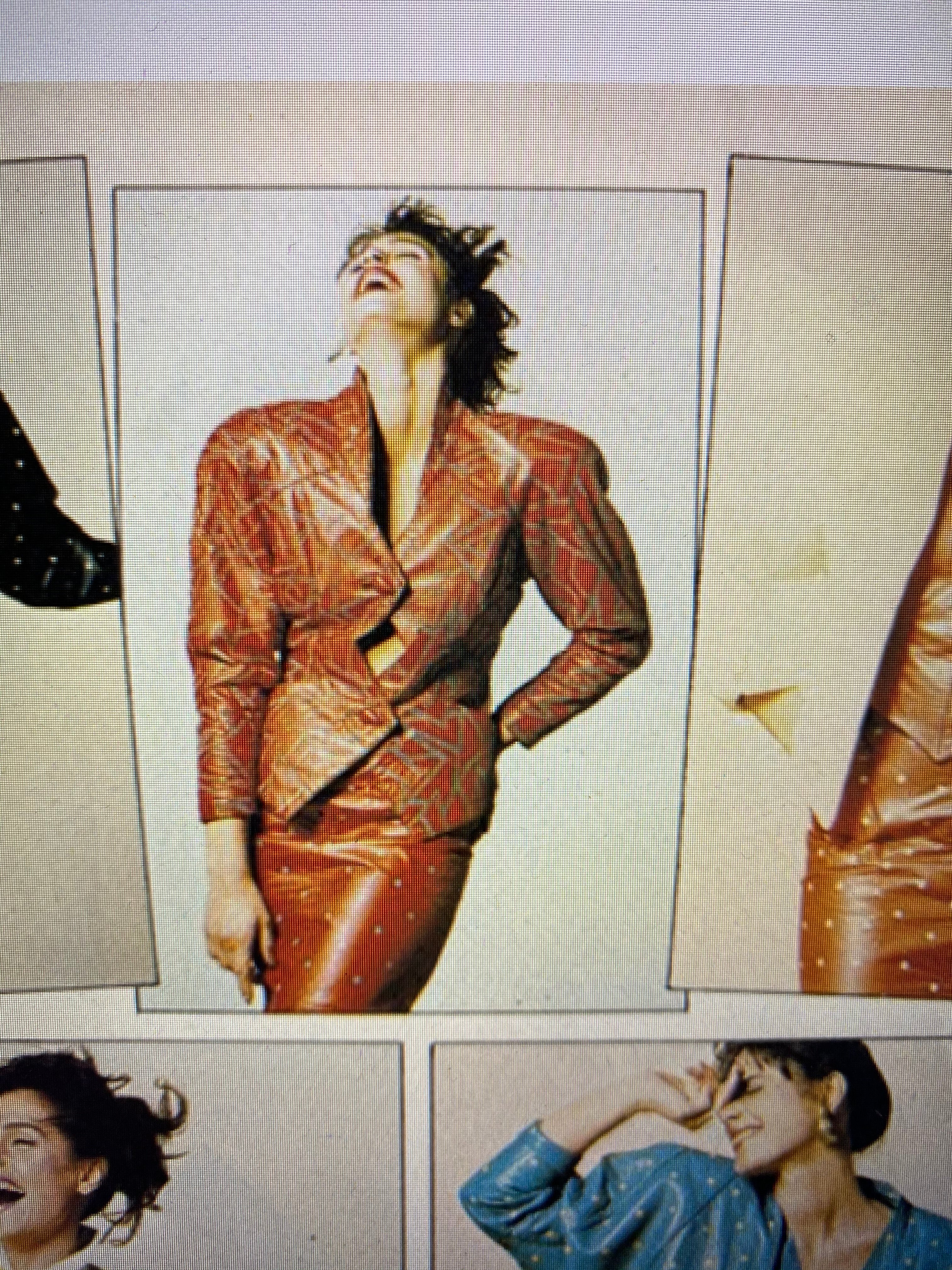 BRIGIT BROCK 1980's NZ Designer leather outfit! COLLECTORS!