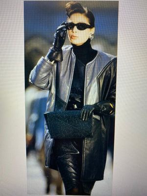 BRIGIT BROCK 1980's NZ Designer leather outfit! COLLECTORS!