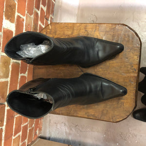 1990s leather boots 39