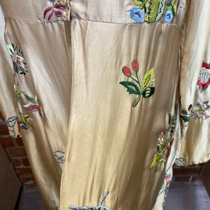 TRELISE COOPER 1990s silk embroidered top
