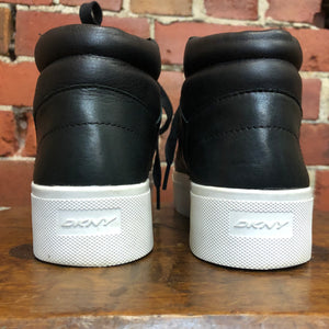 DKNY leather platform sneakers 37