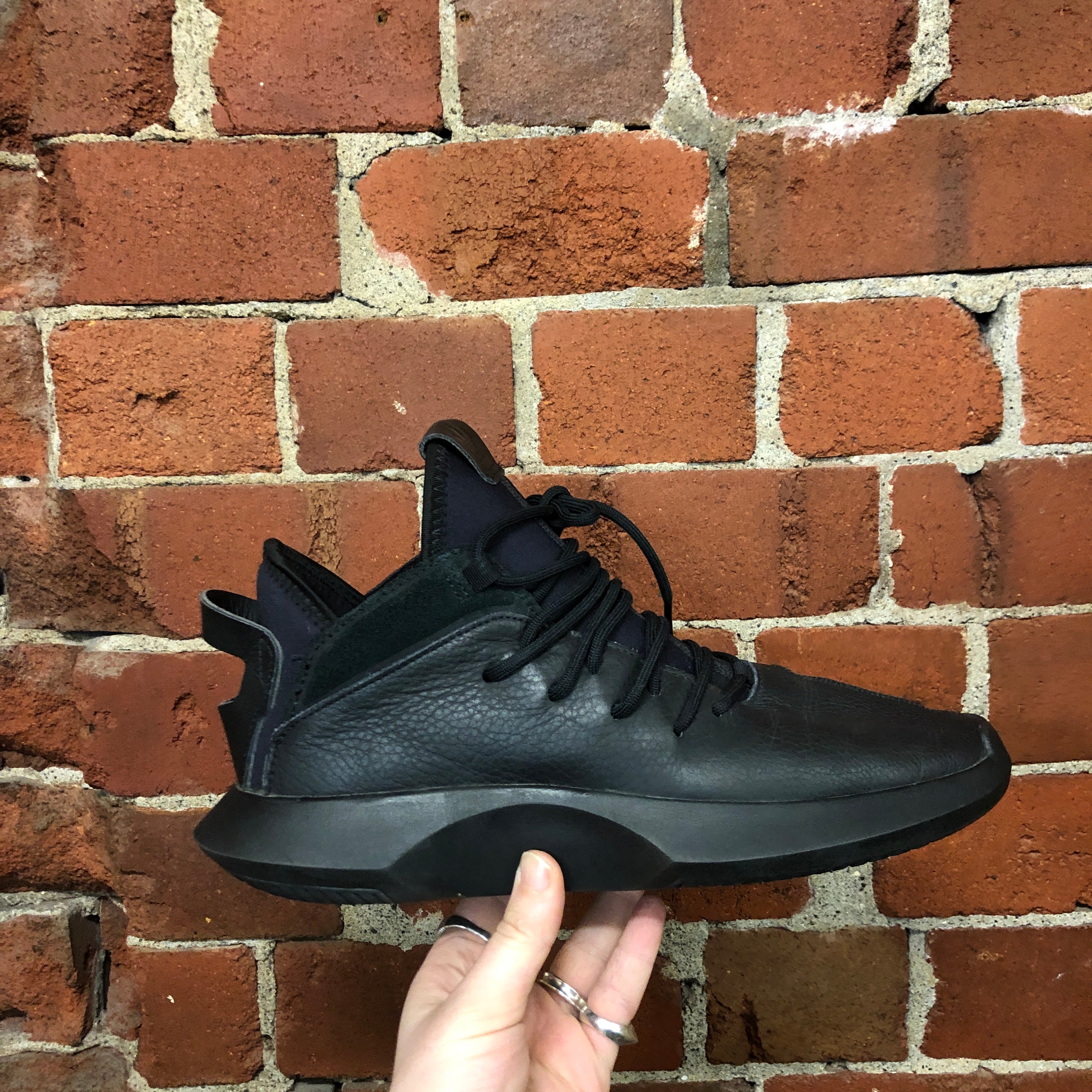 RICK OWENS X ADIDAS leather sneakers 9