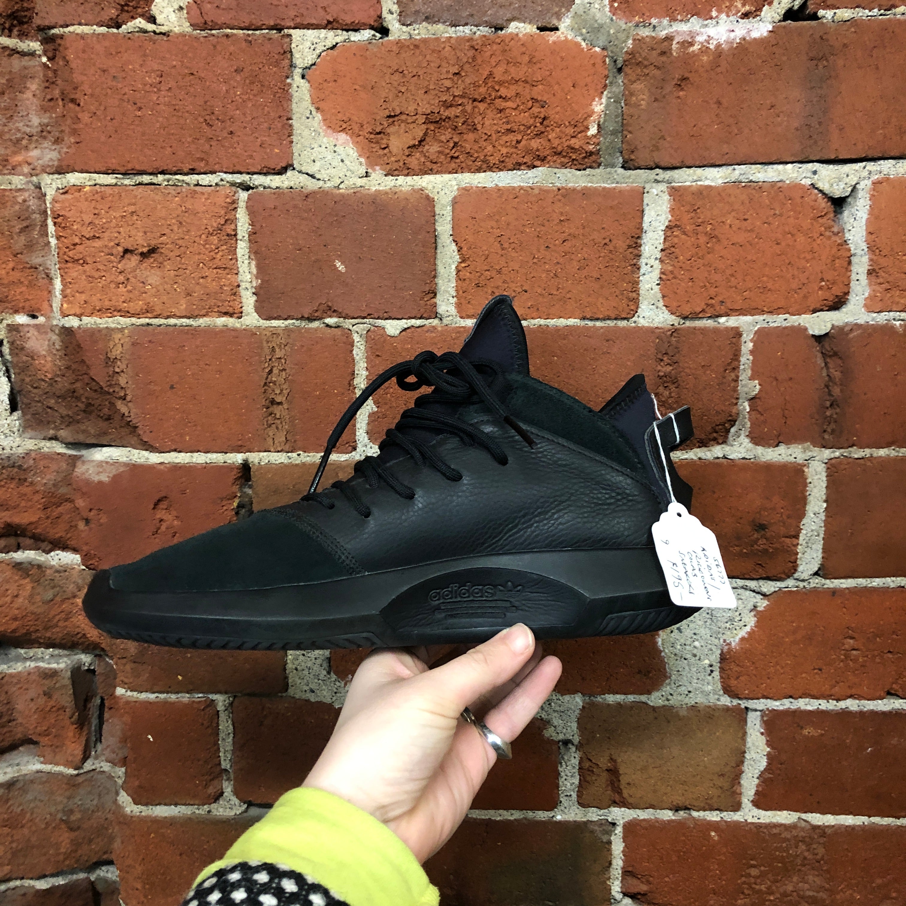 RICK OWENS X ADIDAS leather sneakers 9