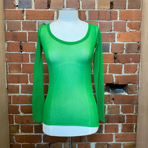 JEAN PAUL GAULTIER green mesh top