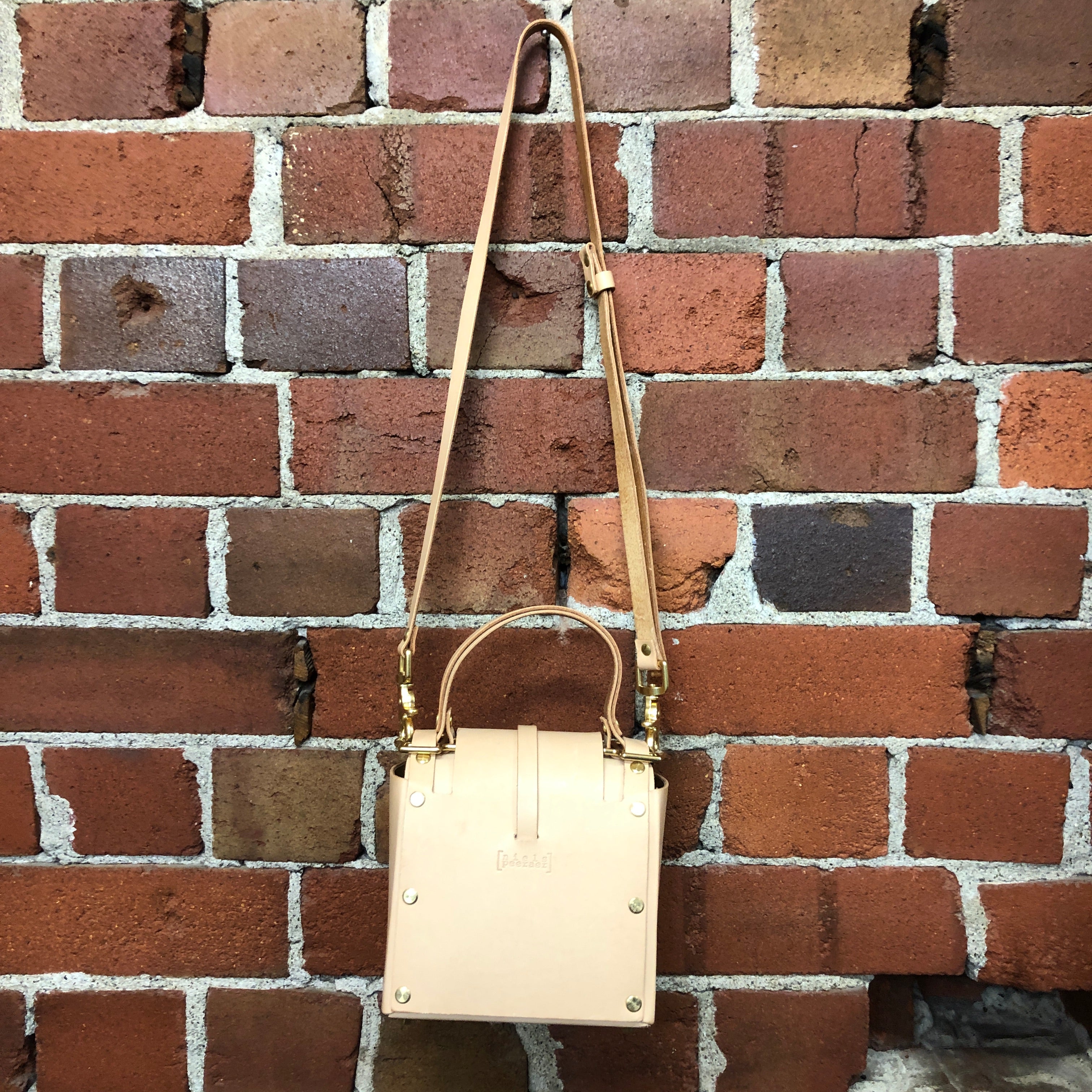 NIELS PEERAER boxy leather handbag