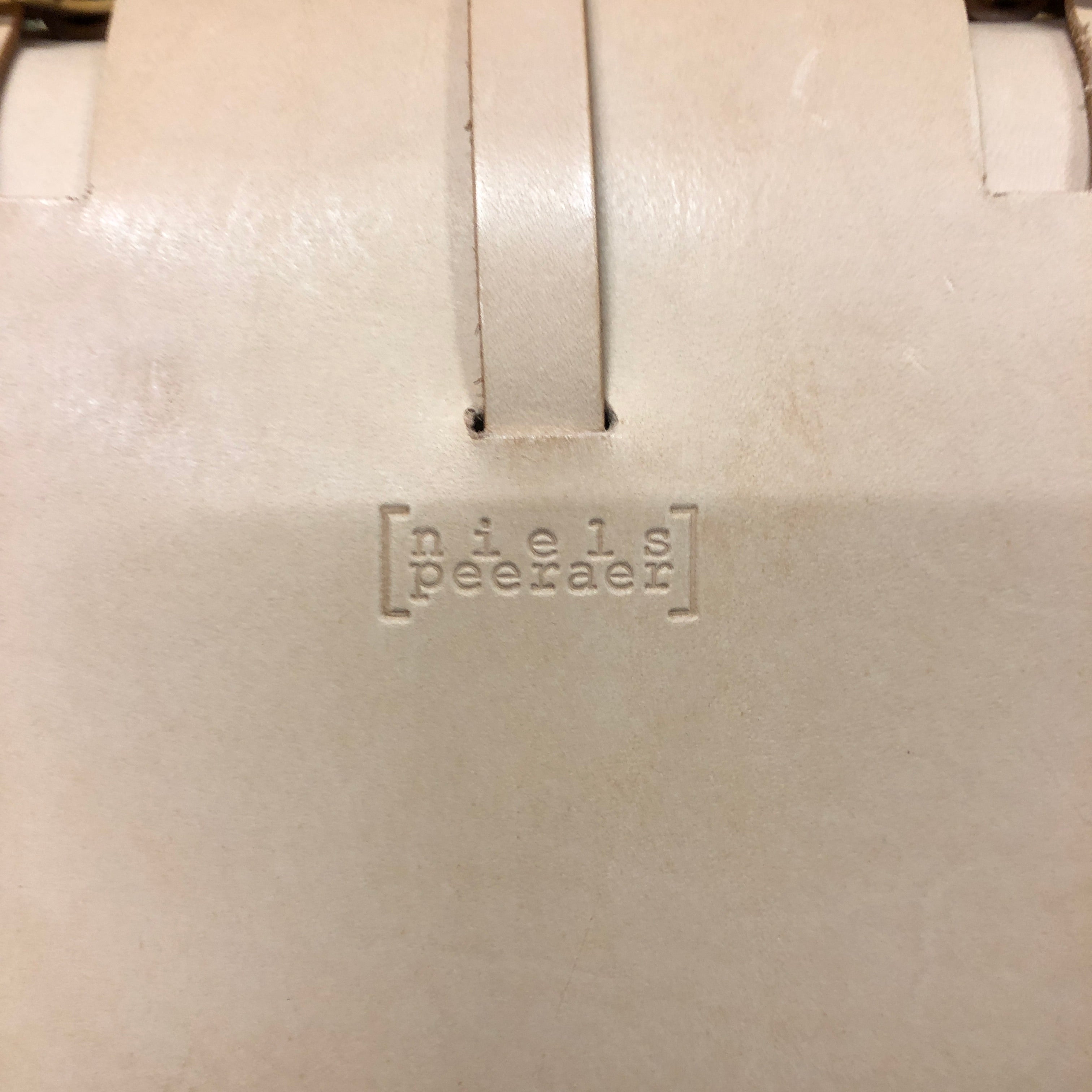 NIELS PEERAER boxy leather handbag