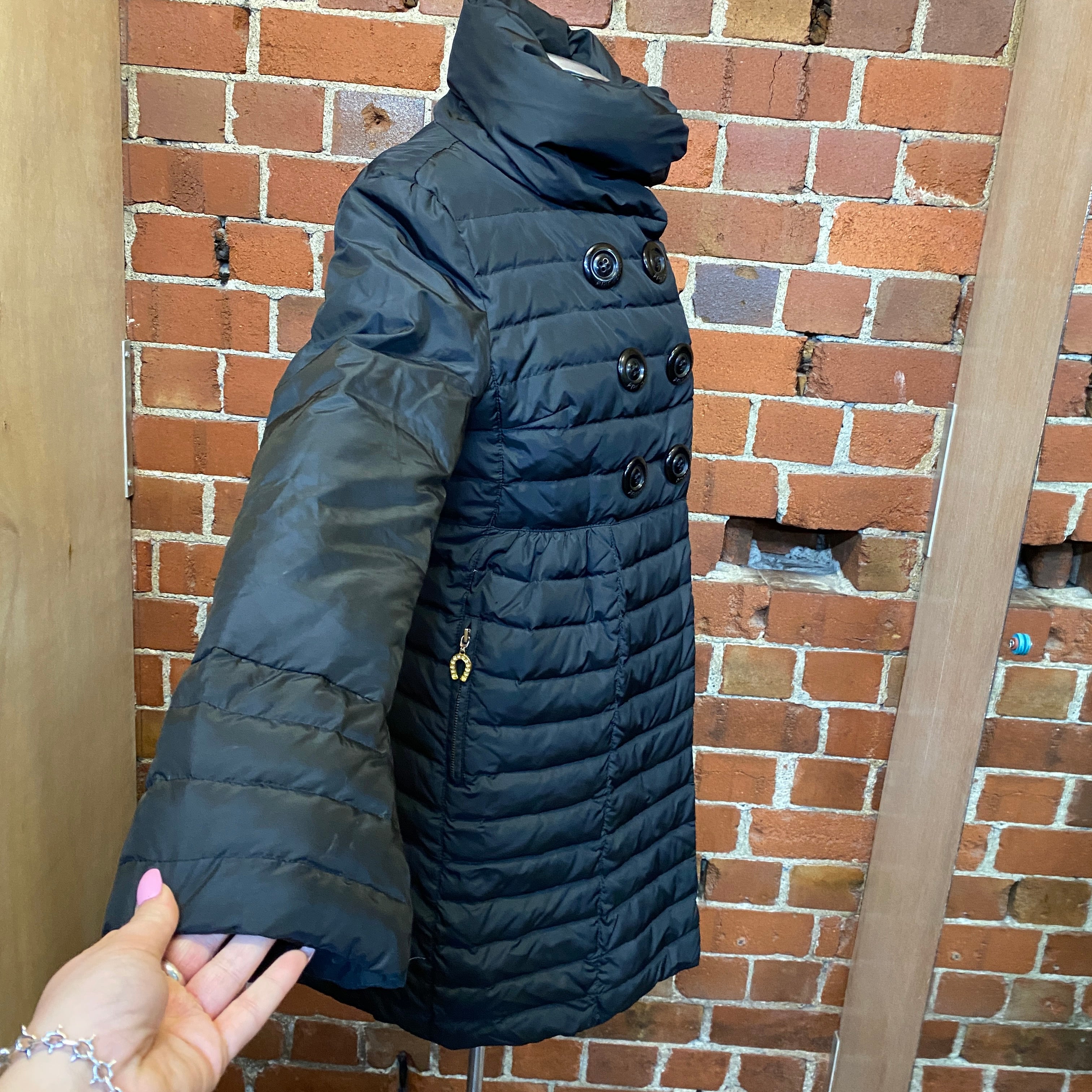BETSEY JOHNSON down feather puffer coat