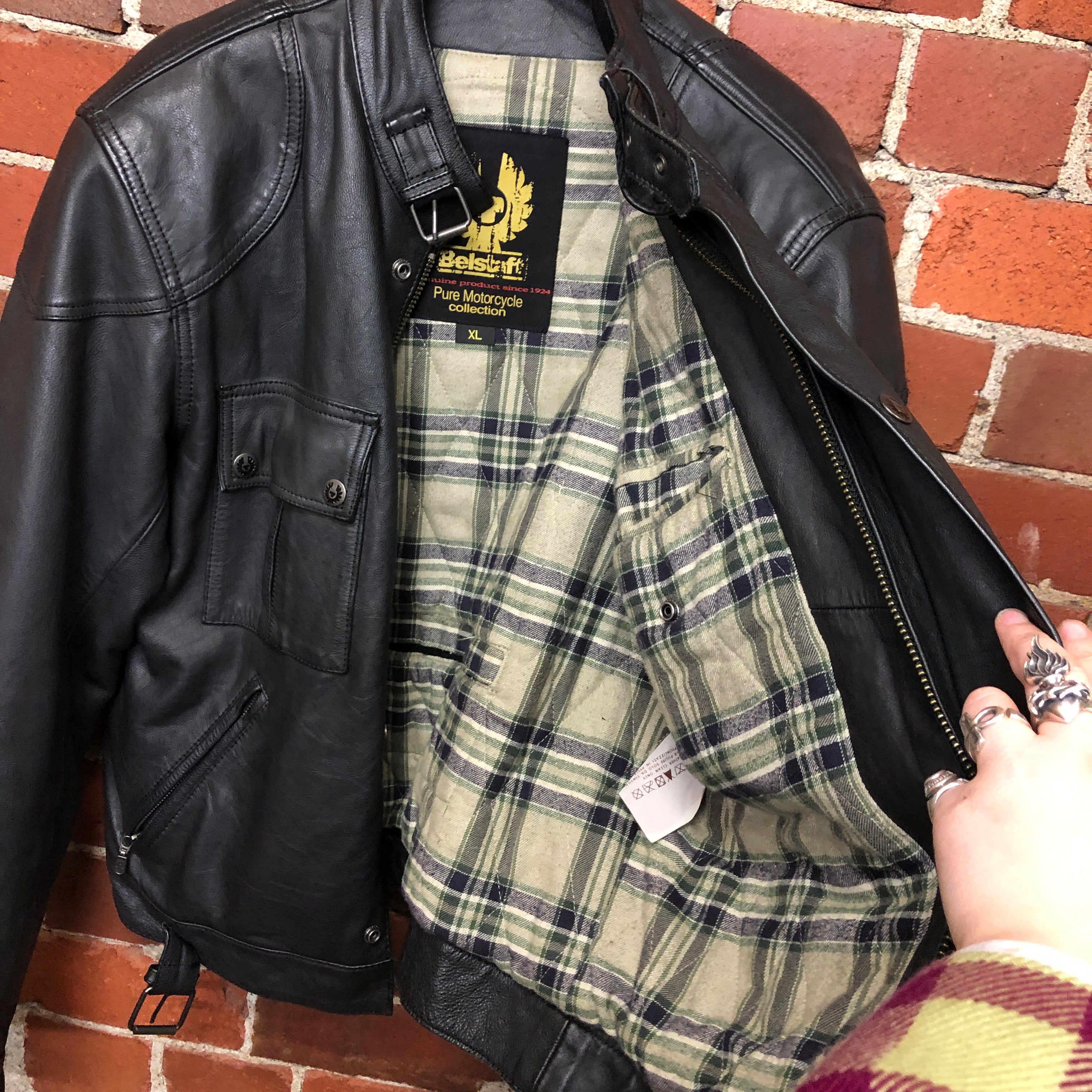 BELSTAFF leather jacket XL