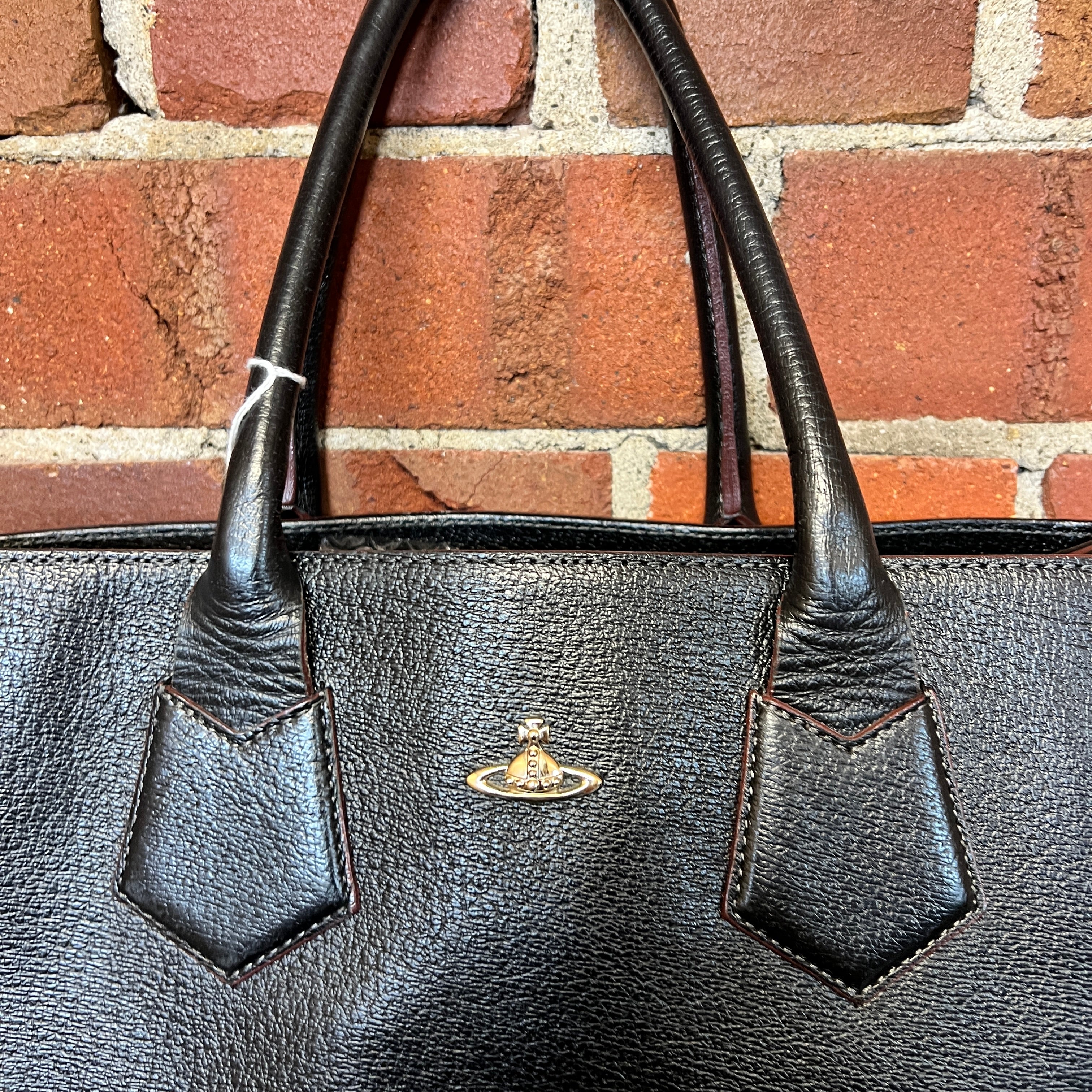 VIVIENNE WESTWOOD classic leather handbag