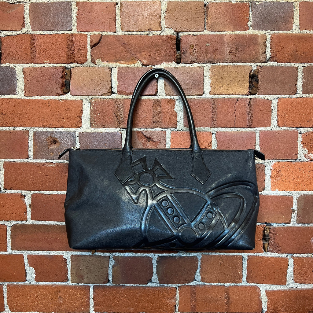 VIVIENNE WESTWOOD embossed leather handbag