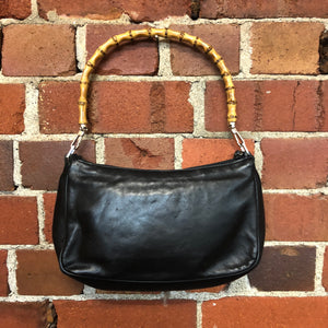 GUCCI Bamboo leather 2000s mini handbag