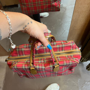 COMME DES GARCONS Tartan bag