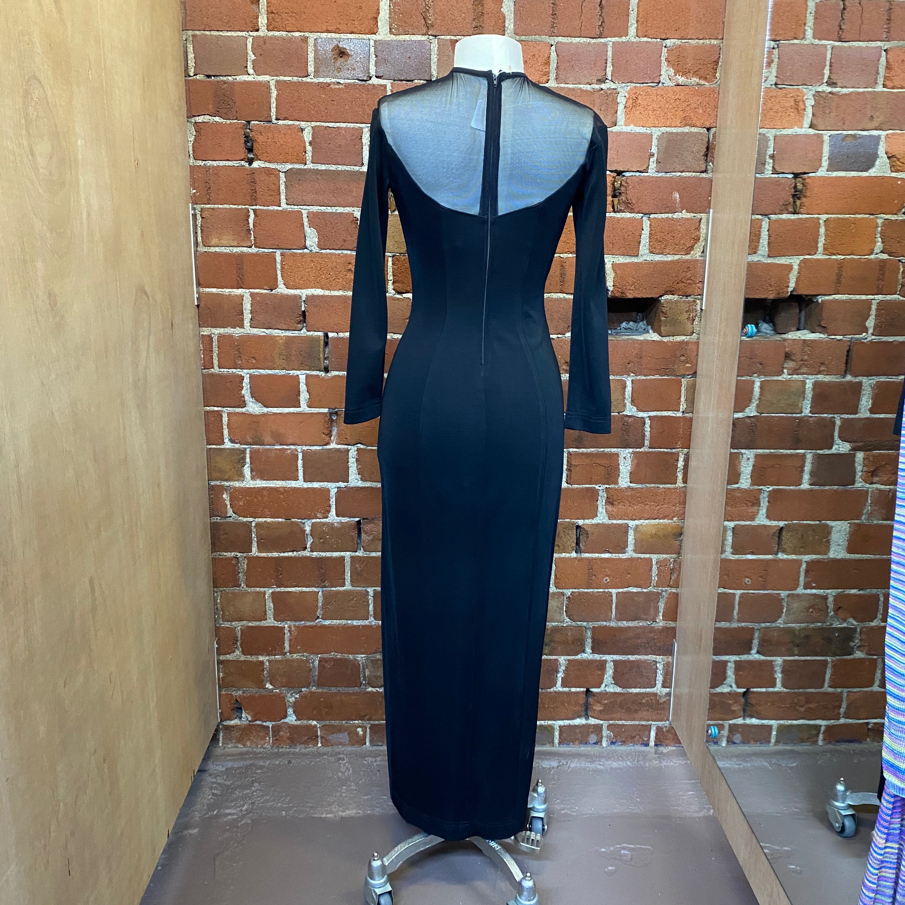 TADASHI USA designer 1980s gown