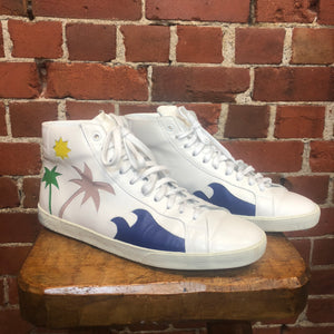 YVES SAINT LAURENT leather sneakers