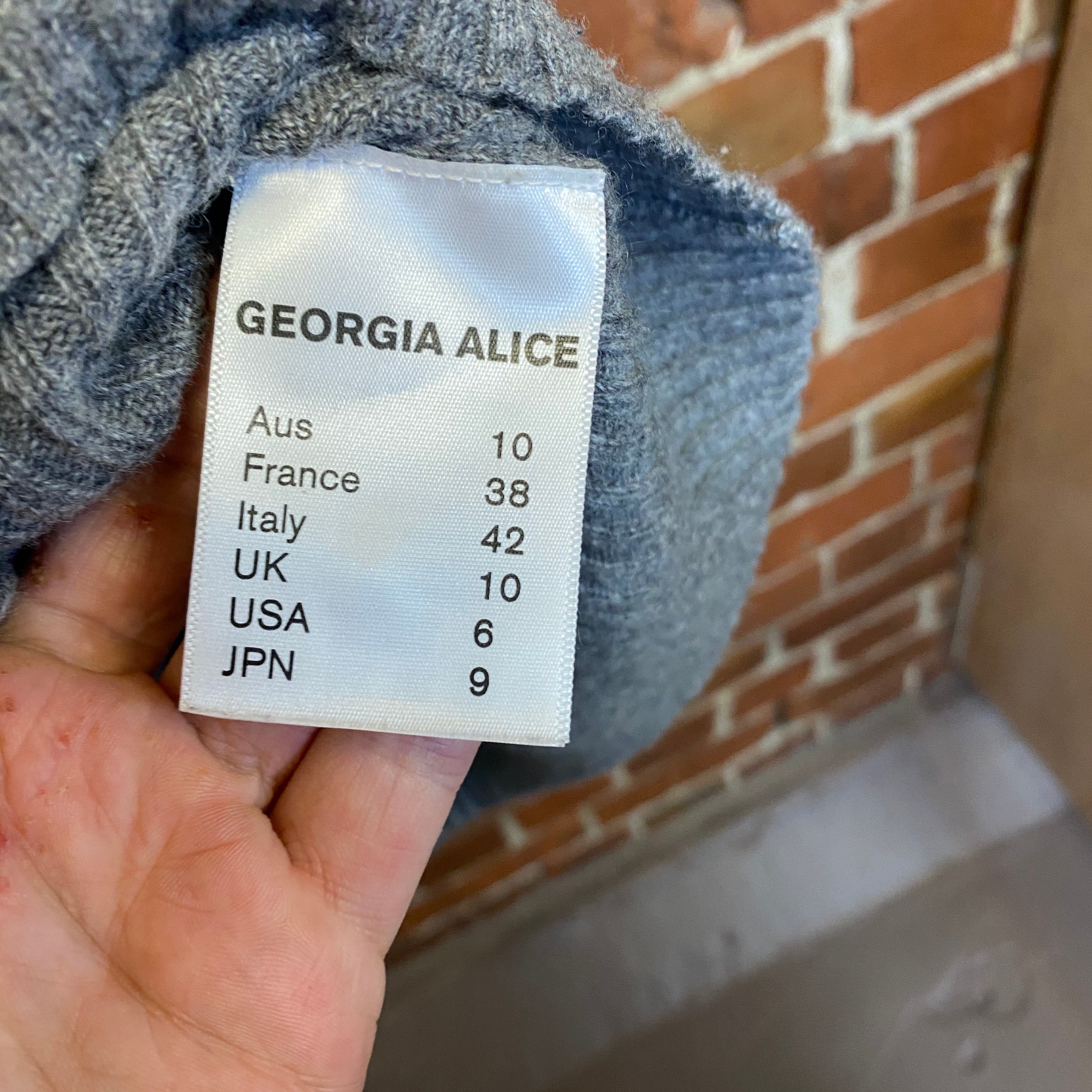 GEORGIA ALICE ribbed wool top