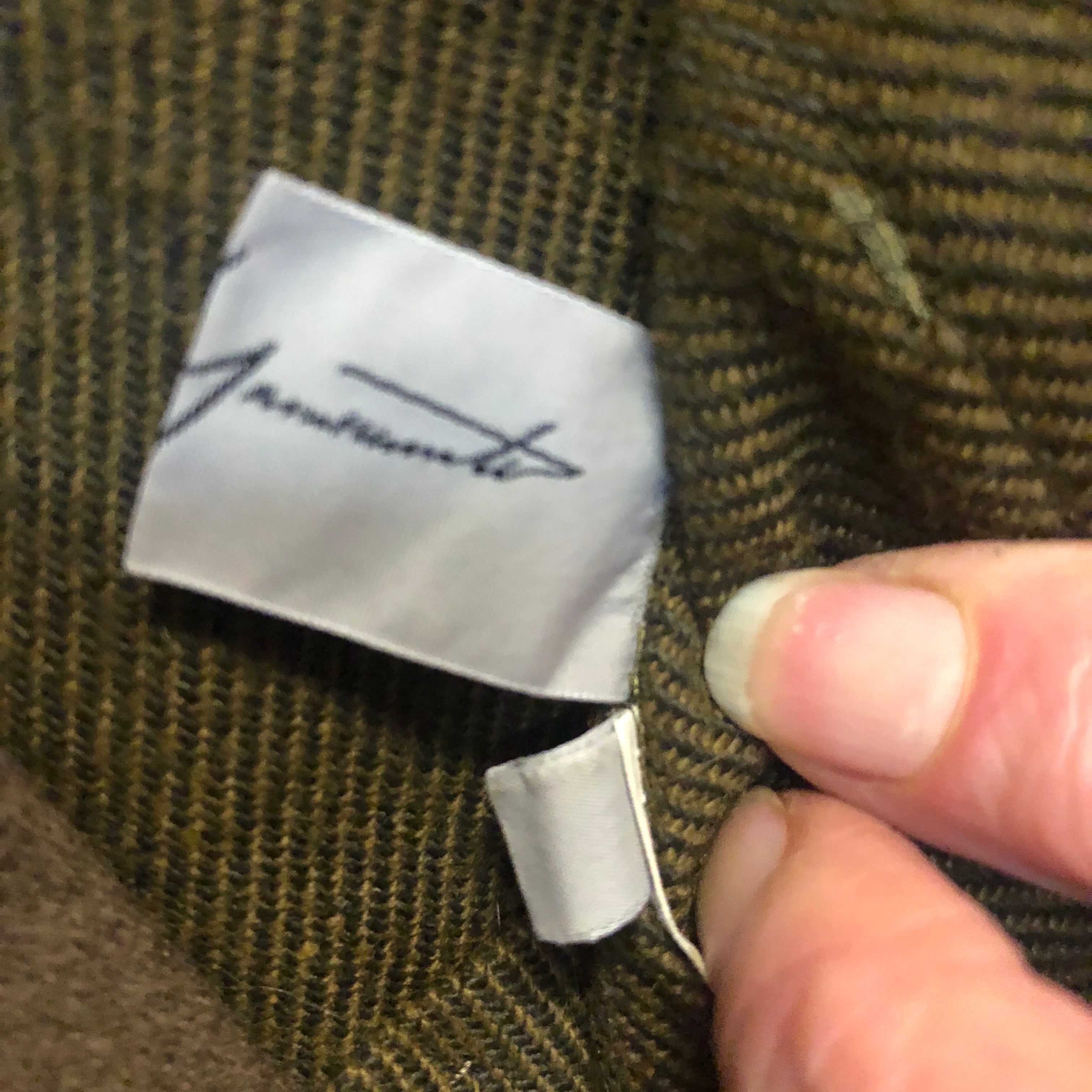 YOHJI YAMAMOTO mixed wool jacket