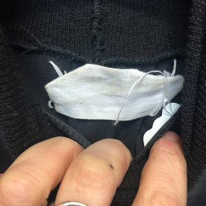 MARGIELA White Label sheer nylon crop jumper with knit edges