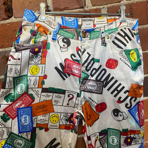 MOSCHINO JEANS  1990S RARE Monopoly jeans