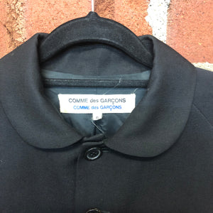 COMME des GARÇONS 1990s velvet pocket wool jacket