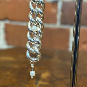 SGUSCIO sterling silver chain earrings