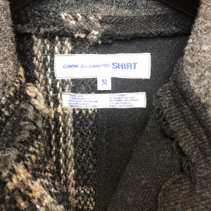 COMME des GARÇONS patchwork wool tweed jacket